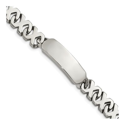Stainless Steel Link ID Bracelet