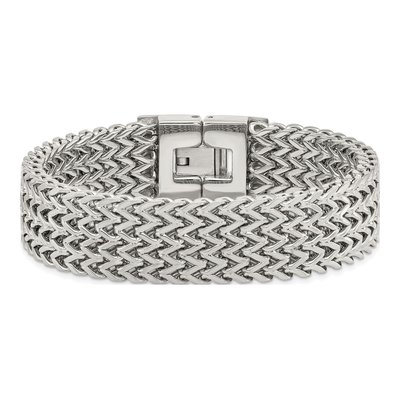 Stainless Steel Woven Bracelet – view 5