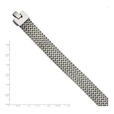 Stainless Steel Woven Bracelet – view 6