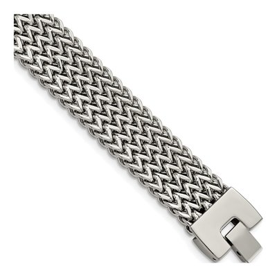 Stainless Steel Woven Bracelet