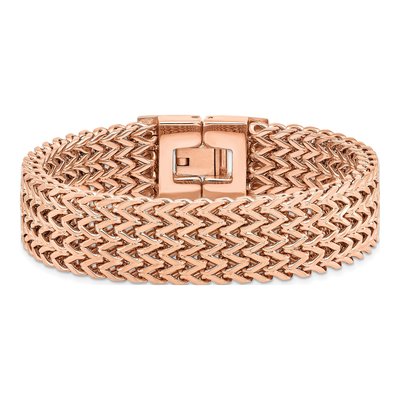 Stainless Steel Woven Bracelet – view 4