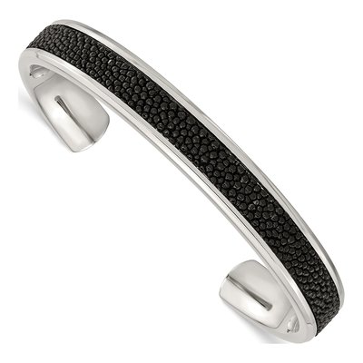 Stainless Steel Stingray Cuff Bracelet