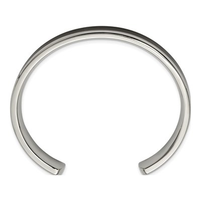 Stainless Steel Koa Wood Cuff Bracelet – view 4