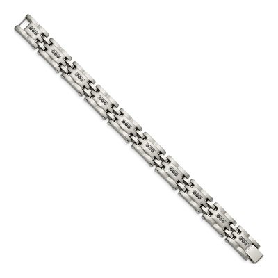 Stainless Steel 3/4 ct tw Diamond Bracelet – view 4