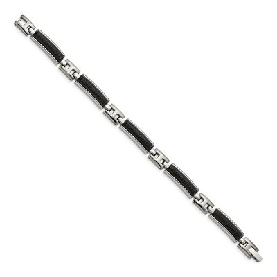 Black Stainless Steel Black Bracelet – view 3