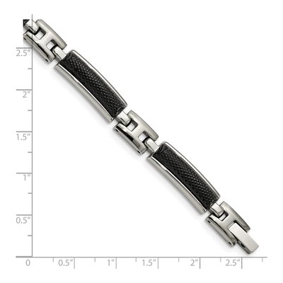 Black Stainless Steel Black Bracelet – view 5
