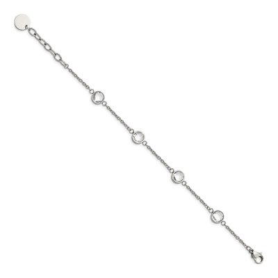 Stainless Steel Glass Bracelet – view 4