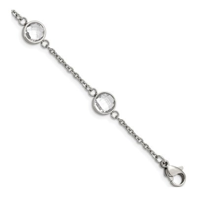 Stainless Steel Glass Bracelet