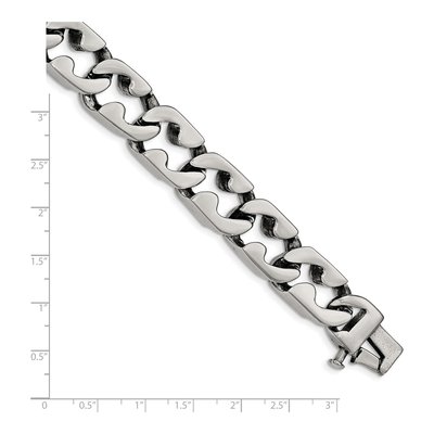 Stainless Steel Large Link Bracelet – view 5