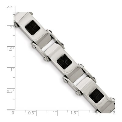 Black Stainless Steel Black Bracelet – view 5