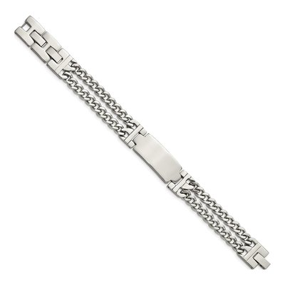 Stainless Steel Curb ID Bracelet – view 4