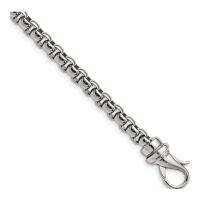 Men's Stainless Steel 6mm Box Chain Bracelet