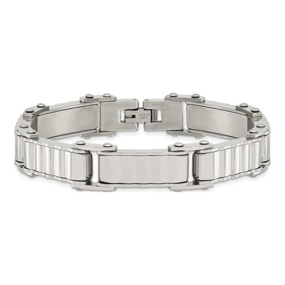 Stainless Steel Textured Bracelet – view 4