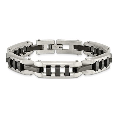 Black Stainless Steel Black Bracelet – view 4