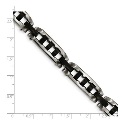 Black Stainless Steel Black Bracelet – view 5