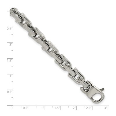 Men's Stainless Steel 7mm Link Chain Bracelet – view 7