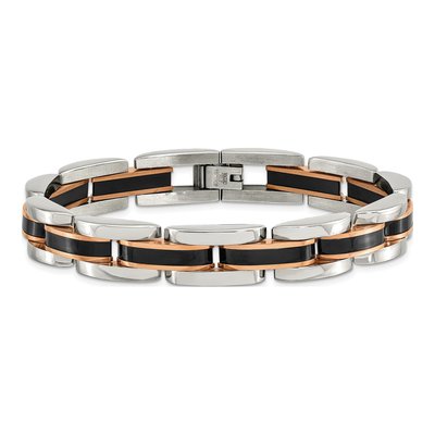 Stainless Steel Black IP Bracelet – view 5