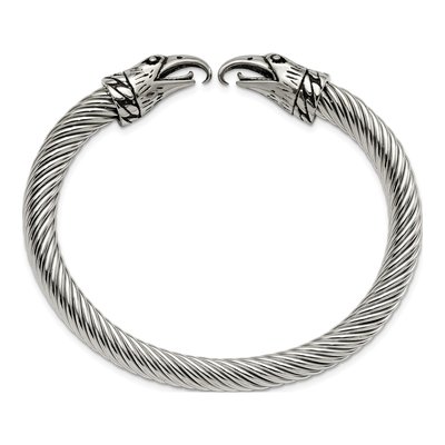 Stainless Steel Eagle Cuff Bracelet – view 3
