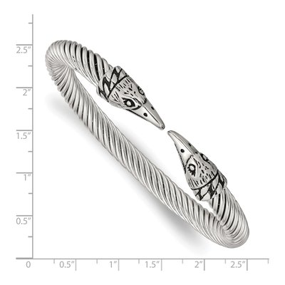 Stainless Steel Eagle Cuff Bracelet – view 4