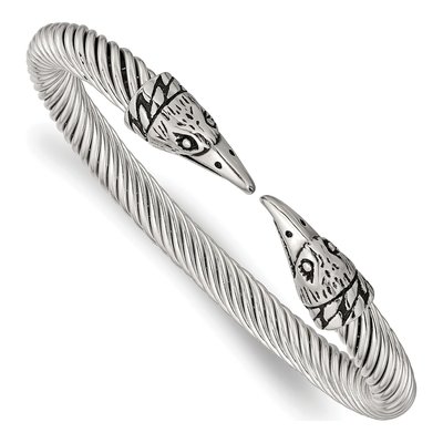 Stainless Steel Eagle Cuff Bracelet