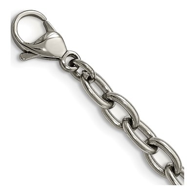Stainless Steel Fleur de Lis Bracelet – view 4