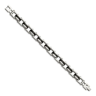 Black Stainless Steel Black Bracelet – view 4
