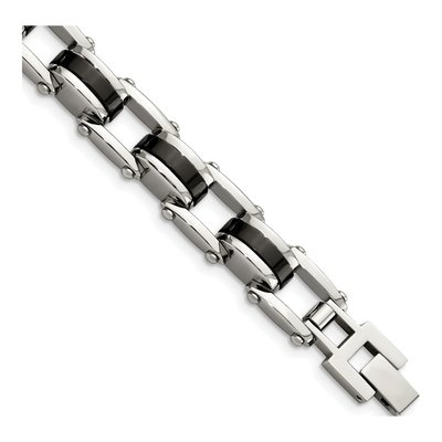 Black Stainless Steel Black Bracelet