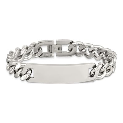 Stainless Steel Curb ID Bracelet – view 5