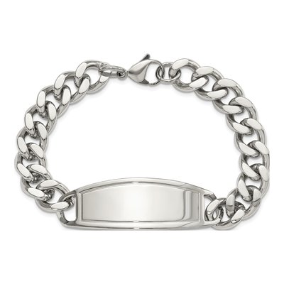 Stainless Steel Curb ID Bracelet – view 5