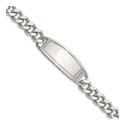 Stainless Steel Curb ID Bracelet