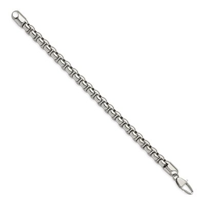 Men's Stainless Steel 8.3mm Box Chain Anklet – view 3