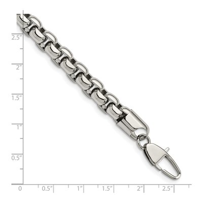 Men's Stainless Steel 8.3mm Box Chain Anklet – view 6