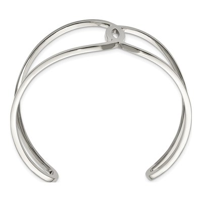 Stainless Steel Cuff Bracelet – view 3