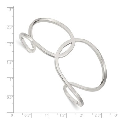 Stainless Steel Cuff Bracelet – view 4