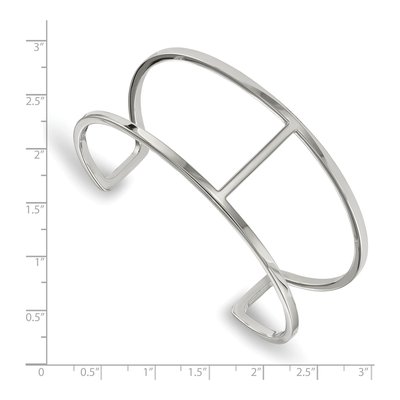 Stainless Steel Cuff Bracelet – view 3