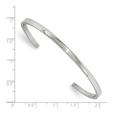 Stainless Steel Cuff Bracelet – view 3