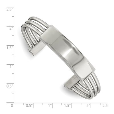 Stainless Steel Cuff Bracelet – view 3