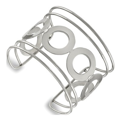 Stainless Steel Circle Cuff Bracelet