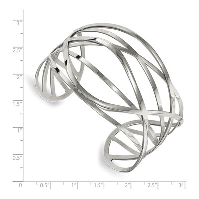 Stainless Steel Cuff Bracelet – view 3
