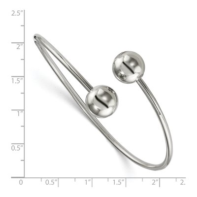 Stainless Steel Flexible Bangle Bracelet – view 2