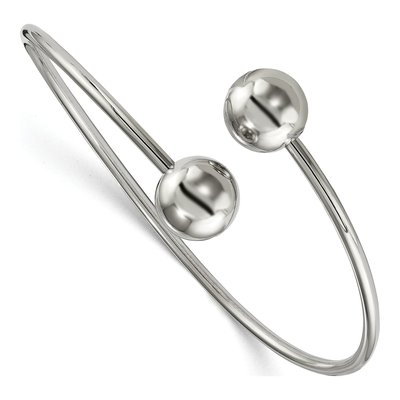 Stainless Steel Flexible Bangle Bracelet