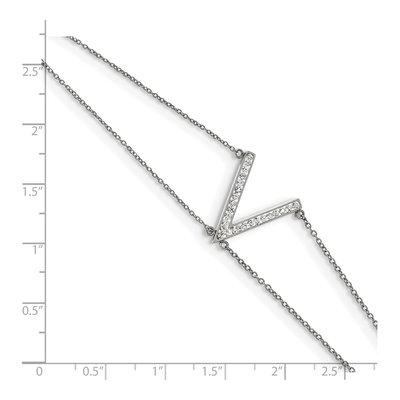 Stainless Steel Crystal Multi-Strand Bracelet – view 3
