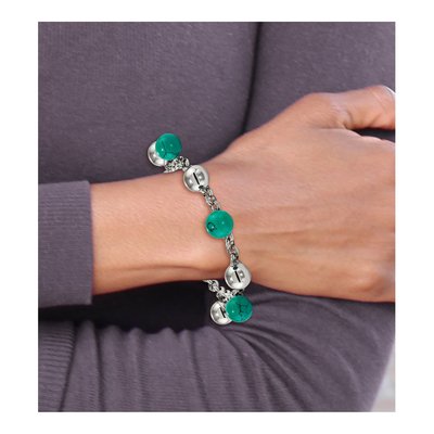 Stainless Steel Turquoise Bracelet – view 5