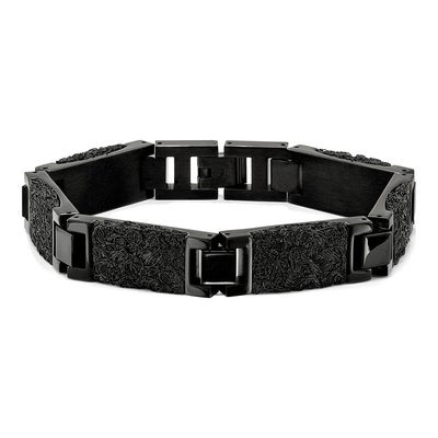 Black Stainless Steel Link Bracelet – view 5
