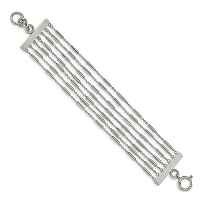 Stainless Steel Multi Strand Bracelet – view 2