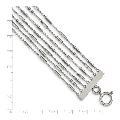 Stainless Steel Multi Strand Bracelet – view 3