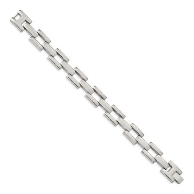 Stainless Steel Open Square Link Bracelet – view 3