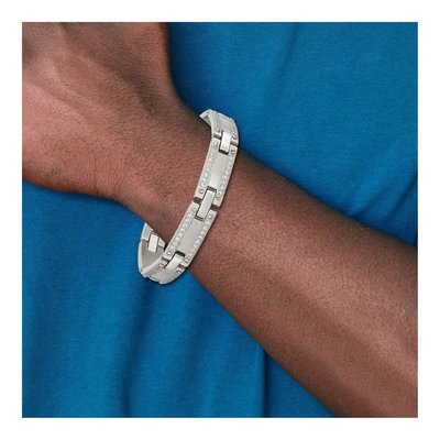 Stainless Steel CZ Bracelet – view 6