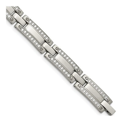 Stainless Steel CZ Bracelet