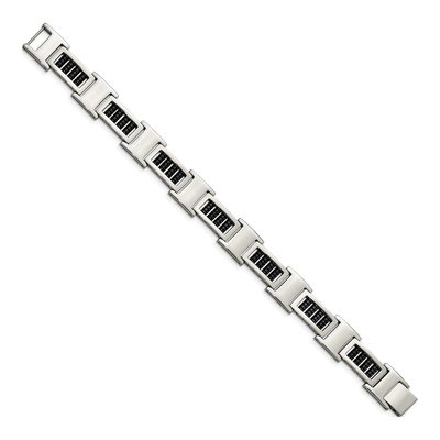 Black Stainless Steel Black Bracelet – view 3